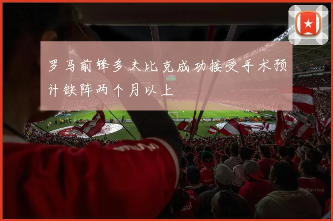 罗马前锋多夫比克成功接受手术预计缺阵两个月以上
